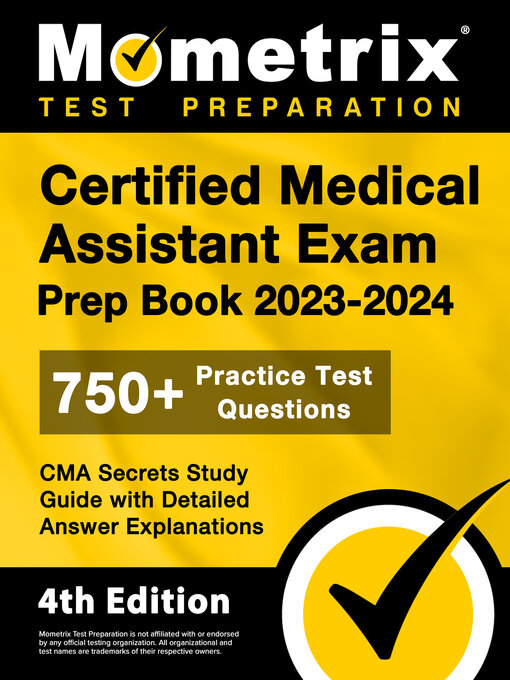 Title details for Certified Medical Assistant Exam Prep Book 2023-2024 by Matthew Bowling - Available